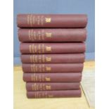 8 Volumes of Associated Architectural Societies from the 1870's and 1880's and index book