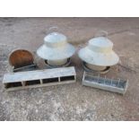 Galvanised poultry feeders