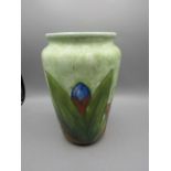 Cranston pottery vase 24cm tall