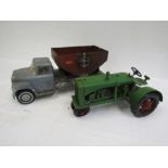 Vintage tractor and lorry