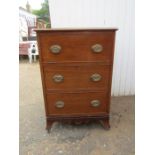 Chest of drawers with secetaire drawer/ shelf 65cmW 97cmH 66cmD