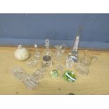 Glassware including paper weights and condiments etc