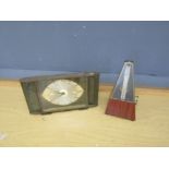 Retro mantel clock and travel clock etc