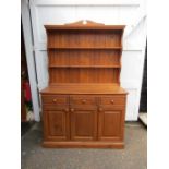 A pine dresser 126cmW 186cmH 59cmD