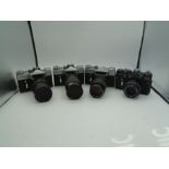 4x SLR Cameras