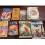 Beatrix Potter Peter Rabbit collection, Harry Potter ''1st edition'' ,AA handbook, Rupert etc