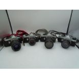 4x SLR Cameras