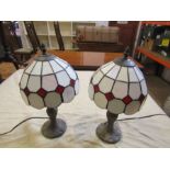 Pair of Tiffany style table lamps