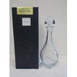 Bohenmia crystalite decanter etched with Folkestone race winner