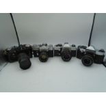 4x SLR Cameras