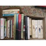 A box of Ornathology/bird watching books