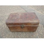 Vintage metal trunk