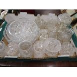 Quantity of quality cut glass and crystal