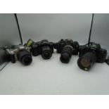 4x SLR Cameras