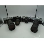 4x SLR Cameras