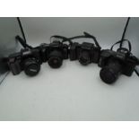 4x SLR Cameras