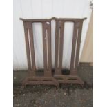 Singer cast iron bench/table ends