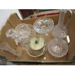A tray of quality glass ware