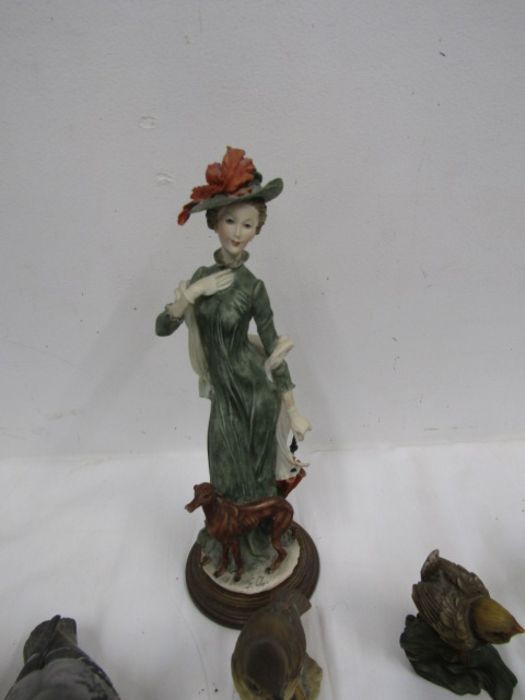 Bird figurines, a pig and a woman figurine - Image 5 of 5