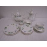 Richmond 'Blue Poppy' tea/coffee pots, plates and 1 cup