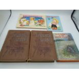 A First edition (1948) Enid Blyton - Mystery of the hidden house book, plus two volumes of 'The