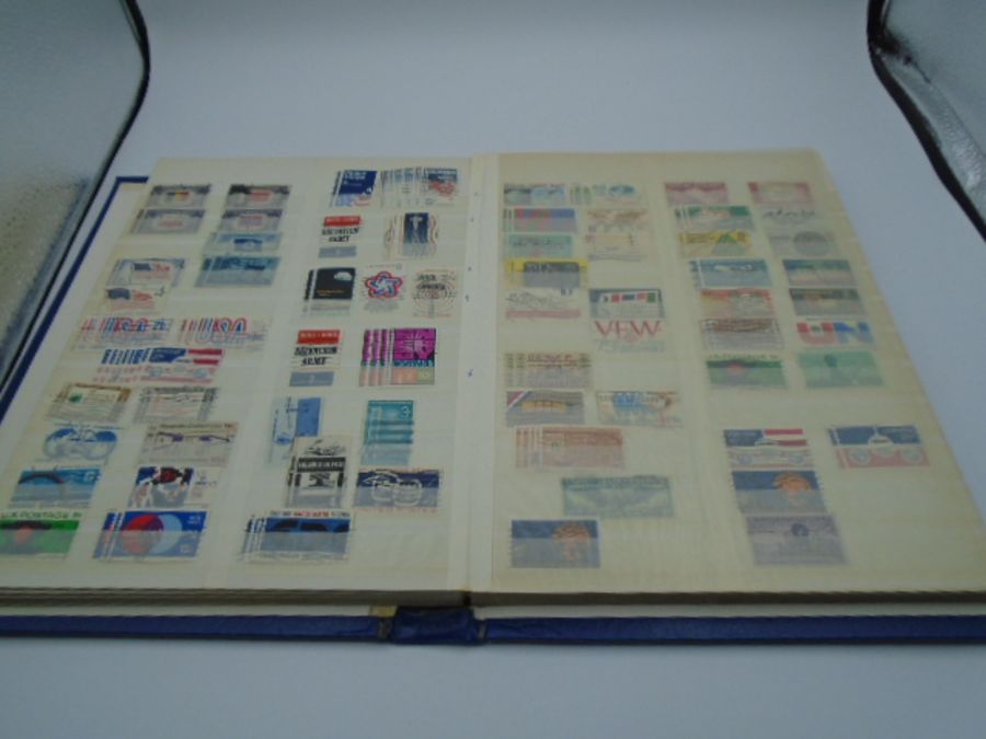 USA stamp stock book, 20 pages, some early - Bild 5 aus 5