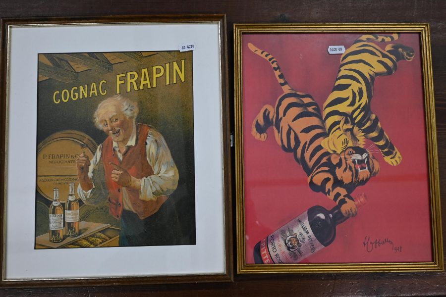 Four framed advertising prints - Bild 2 aus 5