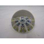 Milliefiori paperweight 8cm base