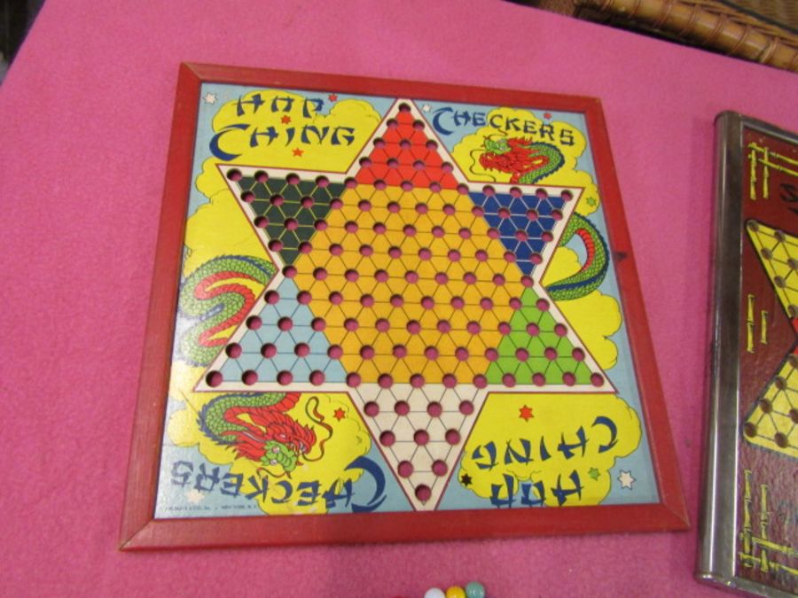 2 Vintage Chinese checkers boards with marbles - Bild 3 aus 4