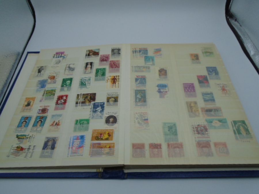 USA stamp stock book, 20 pages, some early - Bild 4 aus 5