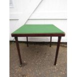 A folding vintage games table