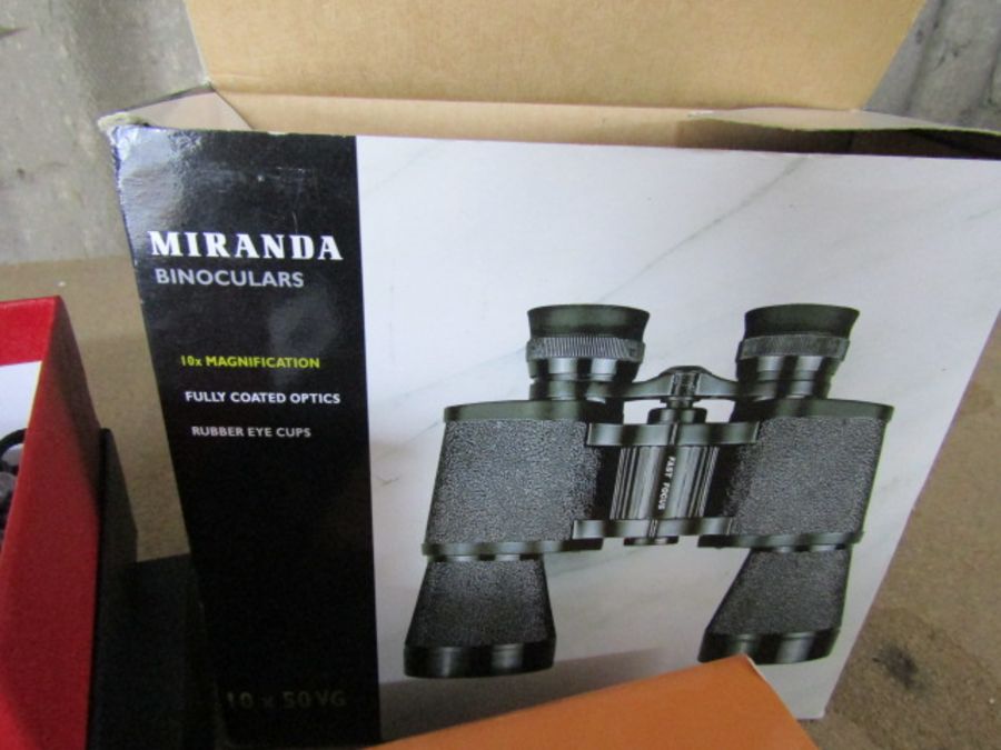 Miranda binoculars, Fujifilm Finepix AV10, Polaroid camera, Awesafe SAT NAV - Bild 2 aus 5