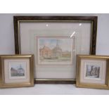 3 Kings Lynn prints, 1 signed limited edition Custom house, small custom house and St Margarets