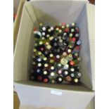 Large box of collectable miniature spirit bottles