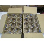 24 Boxed unused Babycham glasses