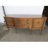 Serpentine fronted sideboard