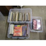3 Boxes of music books, sheet music and programs, some signed by composers