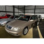 2001 Vauxhall Omega 2.2 in metallic gold with only 62,000 miles showing on the clock, Manual,