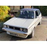 1987 VW Golf Cabriolet Convertible Reg No. D662 DFS  Purchased on a whim by the vendor in 2019