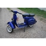 1970's Vespa 150. Exact year unknown, this little Vespa has been restored at some point but