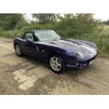 1999 TVR Chimaera 400. Finished in Rolex blue (basically purple), this lovely 400 was first