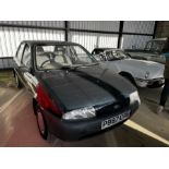 1996 Ford Fiesta 1.25 LX CVT manual 5dr green hatchback with 28,600 miles showing on the clock,