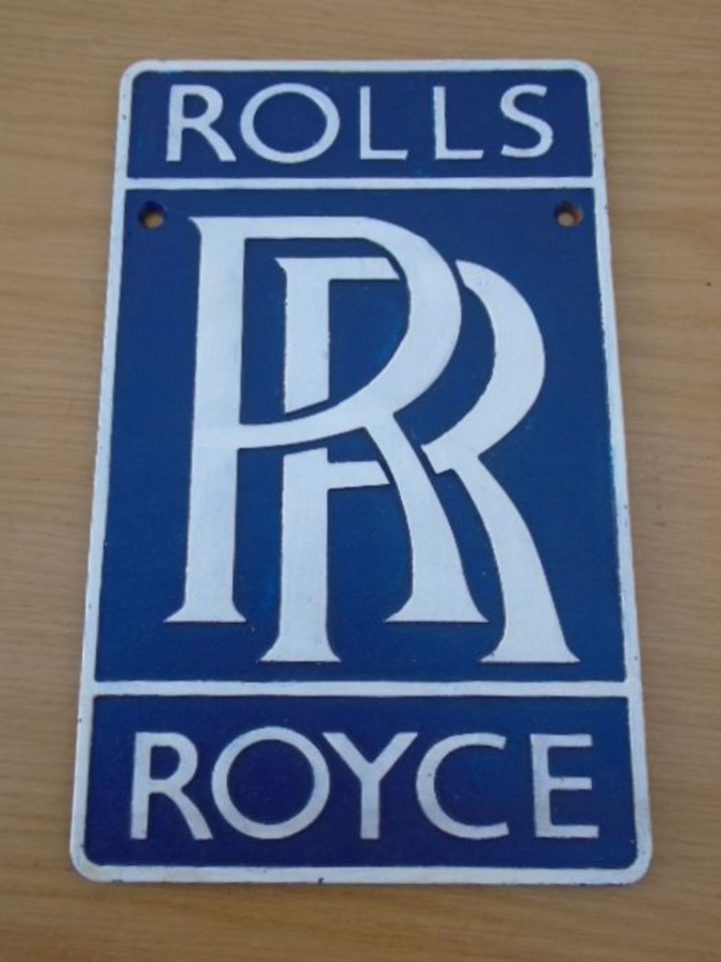 Rolls Royce wall plaque