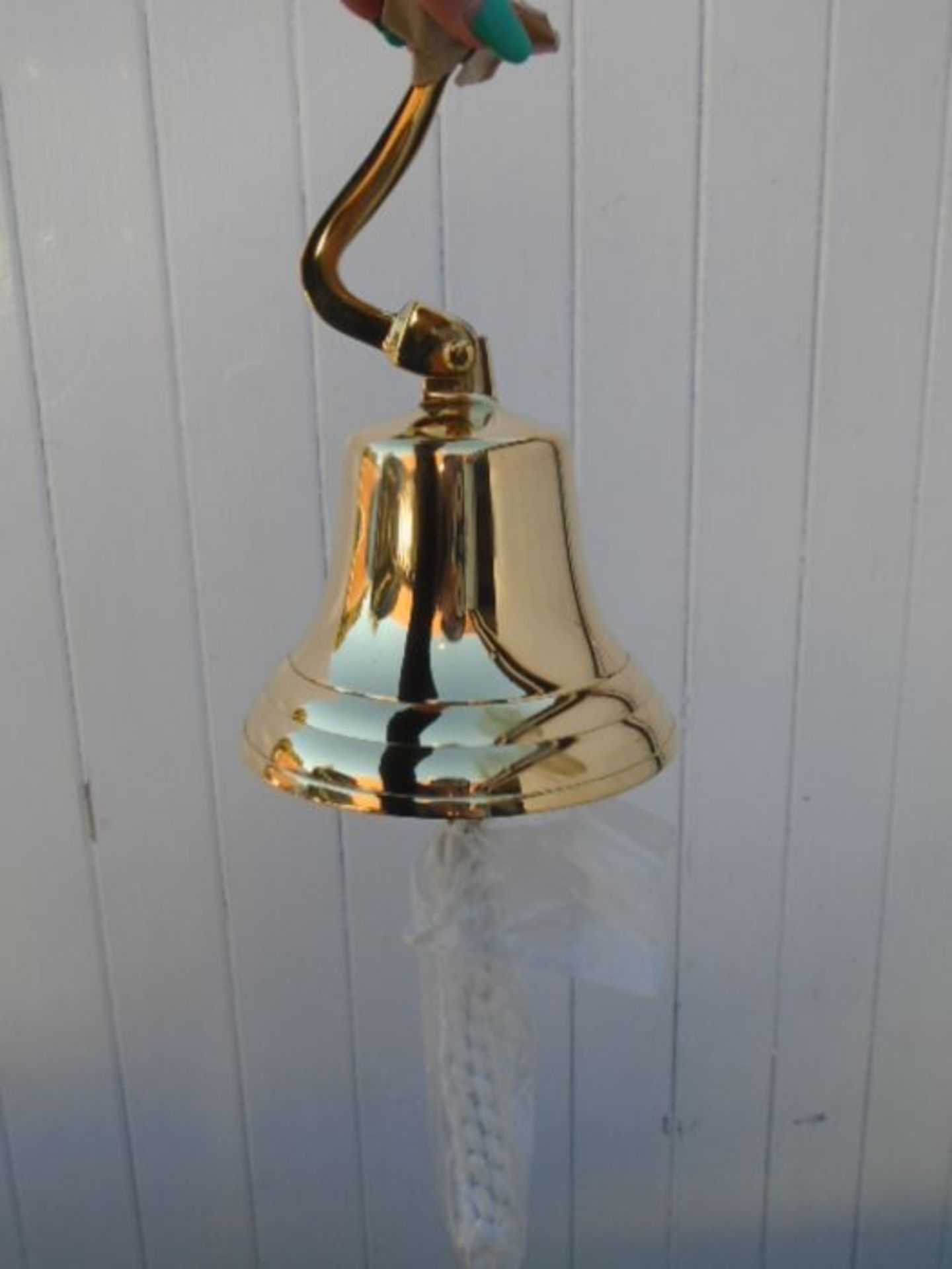 6" brass bell - Image 2 of 2