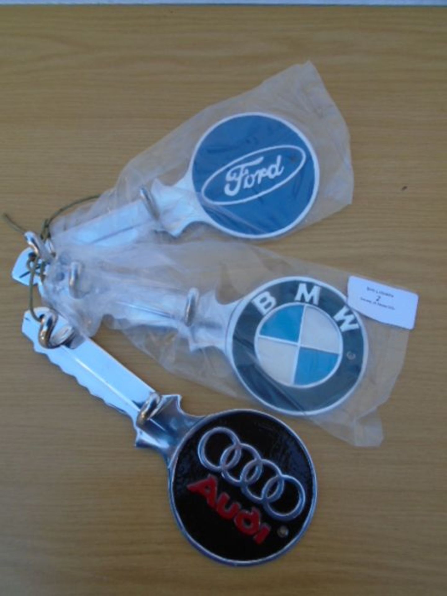 3 aluminium key holders