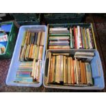 3 crates of mixed books