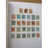 Brazil 4/5 pages of early stamps in loose leaf album