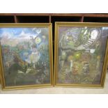 Hans Christian Anderson foil prints and 2 of animals