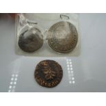 Elizabeth I, coins one -1567 the other 1578, plus a Celtic bronze coin.