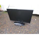 LG 21" LCD TV with remote from a house clearance